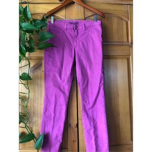 J Brand Skinny  Leg Jeans Purple Size 29